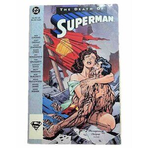 The Death of Superman TPB 1st Print Doomsday 1993 DC Comics Collectible magazine